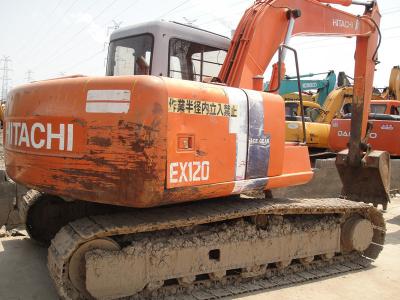 China Excavador hidráulico Hitachi EX120 - 2 de la correa eslabonada de 12 toneladas con 3 años de garantía en venta