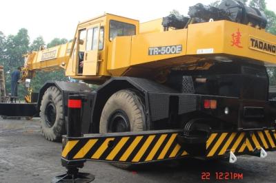 Chine Les grues de camion d'occasion de terrain accidenté, camion ont monté la grue TADANO TR 500E à vendre