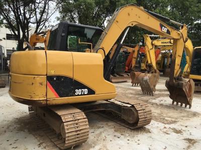 China 0.4m3 CAT 307D Second Hand Excavators Diesel Engine Drive Crawler Excavator for sale