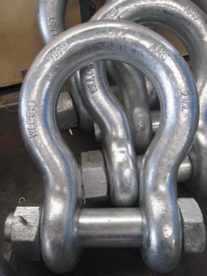 China G2130 bolt type bow anchor shackle for sale