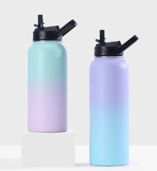 Quality Double Wall Stainless Steel Vacuum Flask Water Bottle With Custom Logo for sale