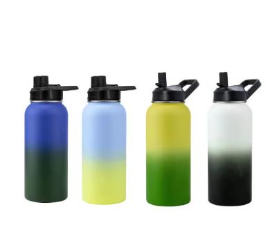 China Double Wall Stainless Steel Vacuum Flask Water Bottle With Custom Logo for sale