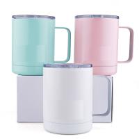 Quality 10oz Stainless Steel Coffee Cups With Lids , Coffee Insulated Mug OEM Welcomed for sale