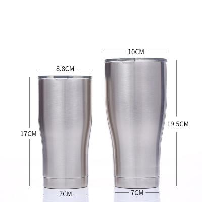 China 600ml 900ml Stainless Steel Insulated Tumbler 20oz Safe Drinking Beer Mug for sale
