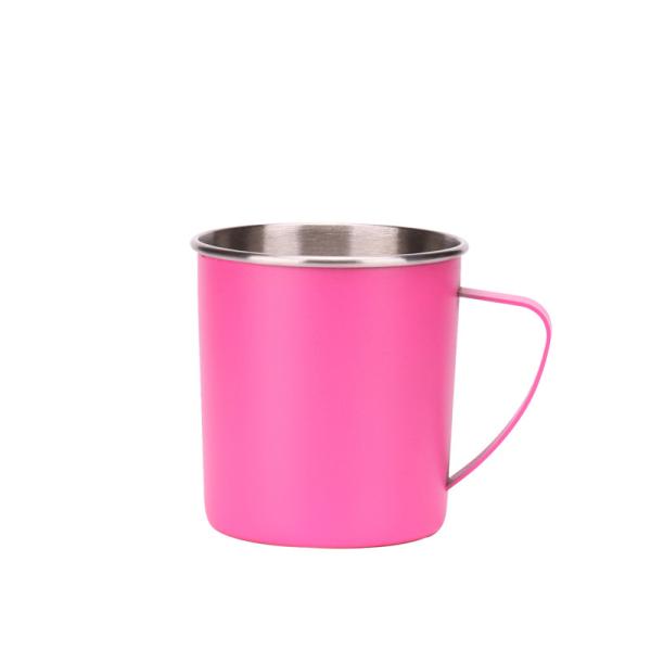 Quality 250ml / 300ml / 450ml Stainless Steel Coffee Mug Food Contact Highly Safe for sale