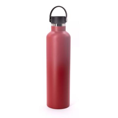 China 18oz 21oz 24oz Vacuum Insulated Bottle , Narrow Mouth Flask Embossing Logo for sale