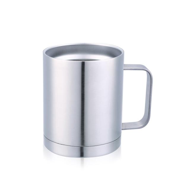 Quality 350ml Creative Custom Insulated Stainless Steel Coffee Mug With Plastic Lid for sale