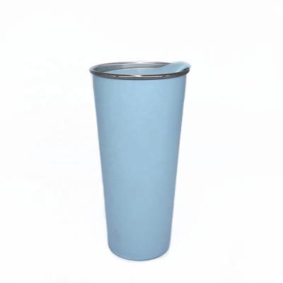 China 500ml Capacity Stainless Steel Vacuum Flask Insulated Cup Food Contact With Lid for sale