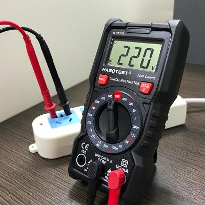 China Herramienta DC del CE de HABOTEST 600V y voltaje ca, multímetro de Digitaces LCD del probador de la corriente de DC, de la resistencia, del diodo y del transistor en venta