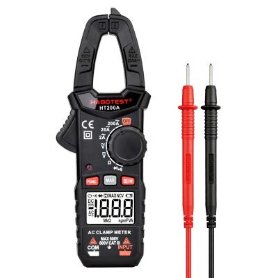 China HT200A Digital Clamp Meters , 2000 Counts Multimeter Clamp Tester for sale