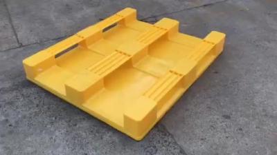 China 1200*800 Euro Pallet Heavy Duty 3 Runners Hygienic Plastic Pallet for sale