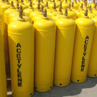 China Cilindro de gás especial industrial da pressão do tanque de gás do acetileno 7-60kg à venda