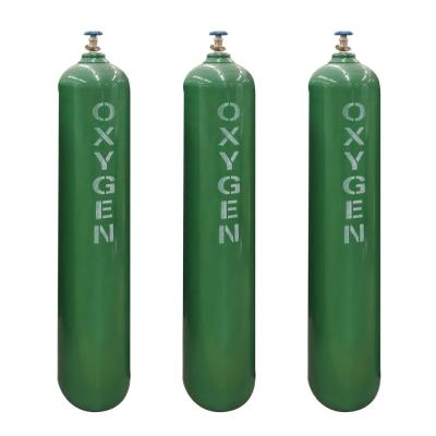 Chine Le cylindre adapté aux besoins du client 40L de gaz de pétrole liquéfié de couleur et de taille dactylographie médical pour l'usage à la maison à vendre