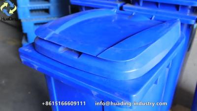 중국 휨리만으로 달리기 쓰레기 빈 360L EN840 증명서 플라스틱 폐기물 용기 판매용