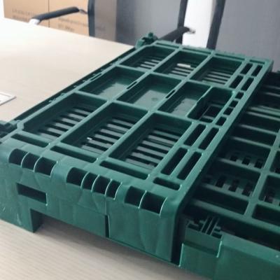 China 2019 caixas plásticas do tamanho grande novo do projeto dobráveis e empilháveis à venda