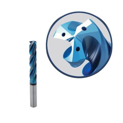 Chine Wxsoon Precision Internal Coolant 3 Flutes Tungsten Carbide Drill à vendre