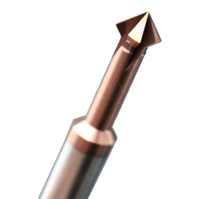 China Wxsoon Customized Tungsten Carbidde Double Side Chamfer Endmills for Steel en venta