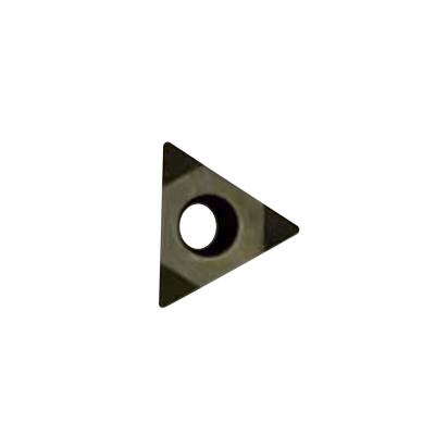 China Triangular Type Tcgt090204 Brazed 3 Tipped CBN Inserts for Cast Iron and Steel for sale