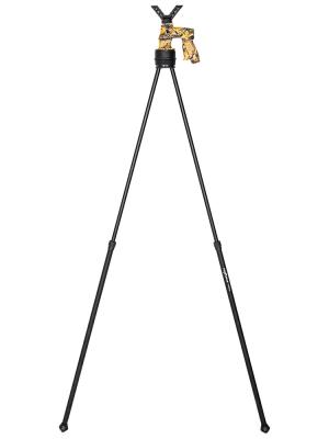 China 1.6m Hunting Tripod Black Aluminum Alloy High Stability for sale