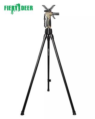 China Rubber Feet Lightweight Aluminum Alloy Hunting Bipod Compact Folded Length With Ergonomics for sale