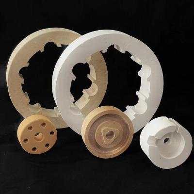 China Cordierite Refractory Custom Ceramic Parts  Mullite Ceramic Part for sale
