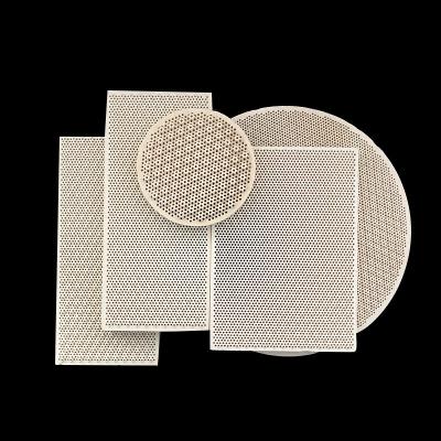 China Gas BBQ Grill Refractory Ceramics Infrared Honeycomb Ceramic Burner Plate for sale