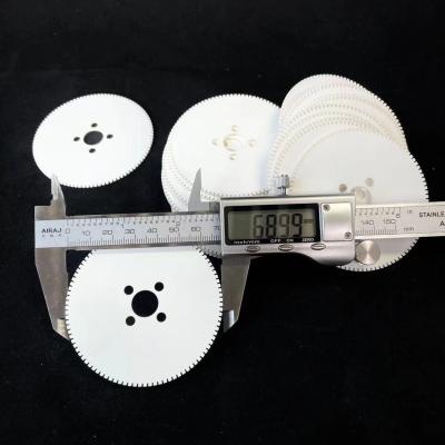 China 96% Alumina Ceramic Plate Laser Cutting Custom Made Industrial Ceramic Plate for sale