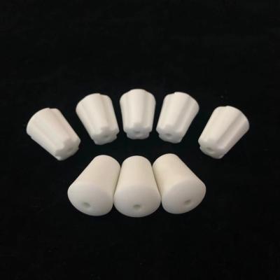 China White Color Steatite Ceramic Insulator Medium Size Heat Resistant Ceramic Cap for sale