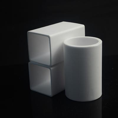 China Square 95 High Alumina Ceramic Tube Insulating Industrtial Ceramic Sleeve for sale