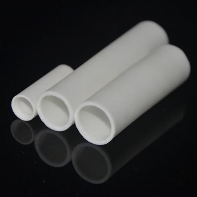 中国 95%の無孔のアルミナの陶磁器の管の高い絶縁材の耐熱性陶磁器の管 販売のため