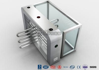China Double Anti - Clipping Waist Height Turnstiles AC220V With Stepping Driver Motor for sale