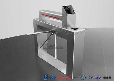 China Entry Systems Access Control Turnstiles with Led Display , Road Barcode Electric Turnstile for sale