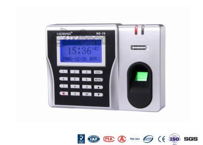 China ABS Epoxy Security Biometric Fingerprint Reader , IP67 Electronic Attendance System for sale
