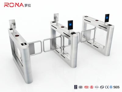 China SUS304 Access Control Pedestrian Barrier Gate With Voice Light Alerts for sale