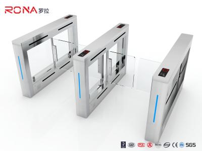 China Fully Automatic swing barrier turnstile With DC24V Brushless Motor for sale