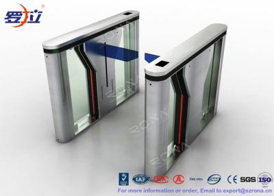 China Pedestrian Intelligent Security Drop Arm Turnstile Access Control with LED Indicator of CE approved for sale