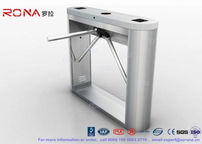 China Bi - Directional Half Height Turnstile , Vertical Tripod Turnstile Access System for sale