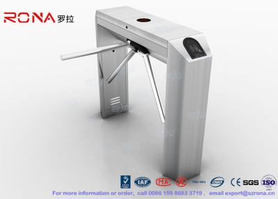 China Semi Automatic Access Control Tripod Turnstile Gate Stainless Steel For Public Areas for sale