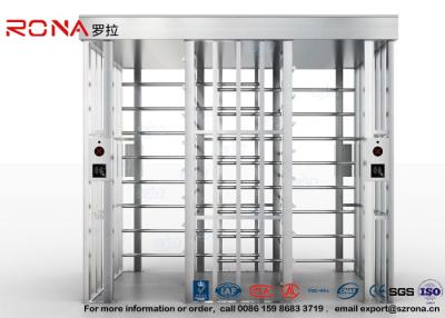 China Double Passage Controlled Access Turnstile Rapid Identification For Stadium With CE Approved for sale