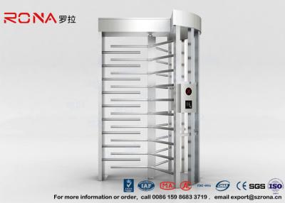 China High Security Full Height Turnstile Access Control 30 Persons / Minute Transit Speed for sale