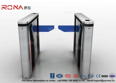 China Control de acceso peatonal del torniquete de la barrera del brazo del descenso del indicador del LED 4 pares del infrarrojo en venta