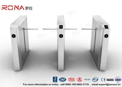 China Drop Arm Turnstile 13.56Mh RFID Durable Security Pedestrian Barrier Gate Drop Arm For Public Facility for sale