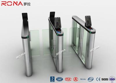 China Acrylic Swing Access Control Turnstiles Face Recognition For Business Building for sale
