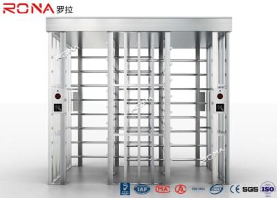 China High Speed Full Height Turnstile Mechanism Access Control Dual Passage AC 220V for sale