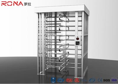 China Semi - Auto Pedestrian Turnstile Gate Full Height 30 ~35 Persons / Minute for sale
