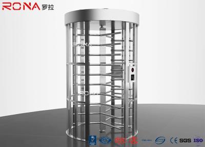 China Double Lane Pedestrian Turnstile Gate DC 24 V Brush Motor With Automatic Coin Operated for sale