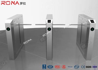 China Tripod Access Control Turnstiles Optical One Arm Access Control Barrier Gates for sale