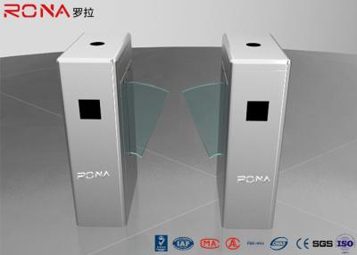China Automatic Flap Barrier Gate Security Access Control Turnstile Machine DC24V for sale