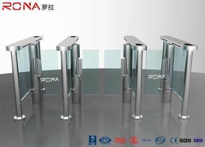 China Electronic Waist Height Turnstiles Rfid Security Gate Barrier Space Saving Servo Morto for sale