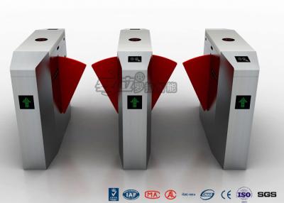 China Porta automática da barreira da segurança da aleta, torniquete da altura da cintura com sistema Ticketing à venda